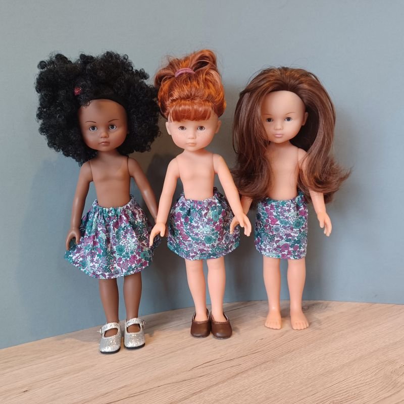 vacances créatives: jupes pour poupées