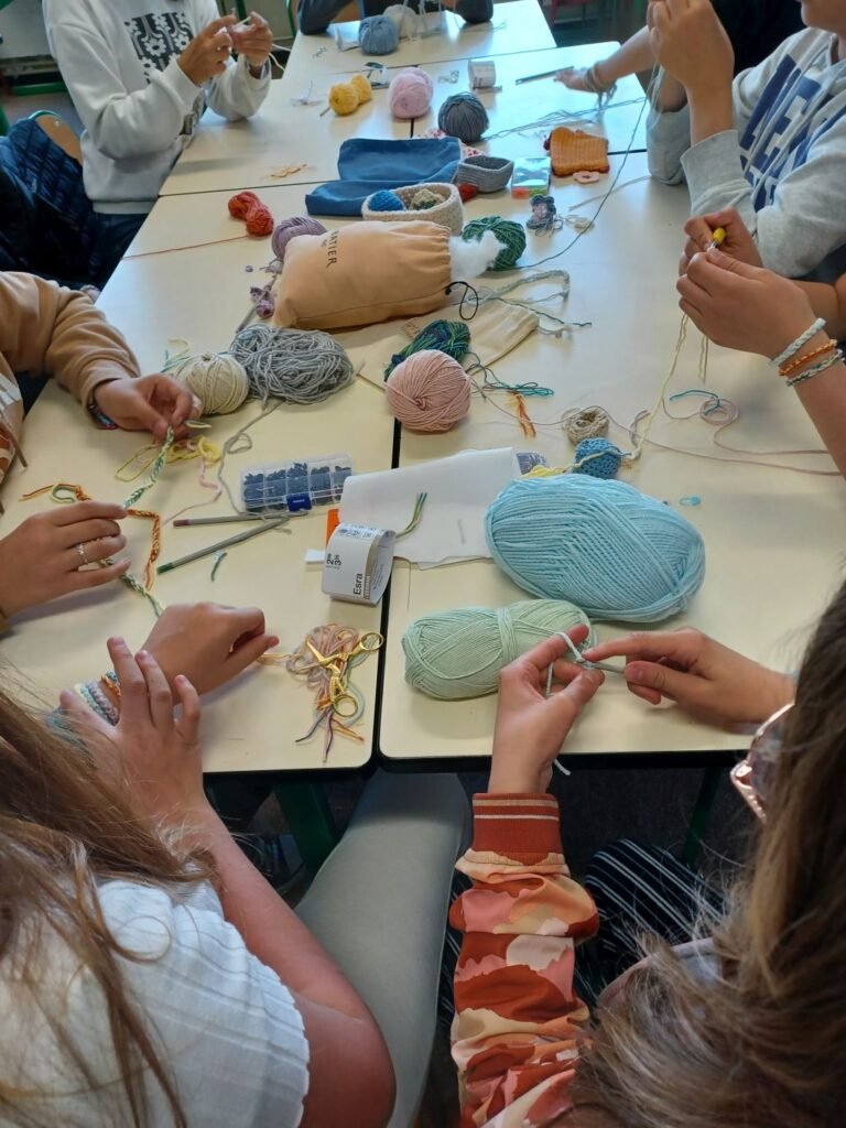 crochet tricot ensemble