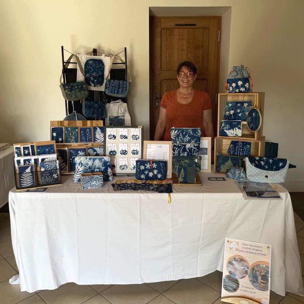 Création cyanotype : retour sur une belle journée à Pérouges