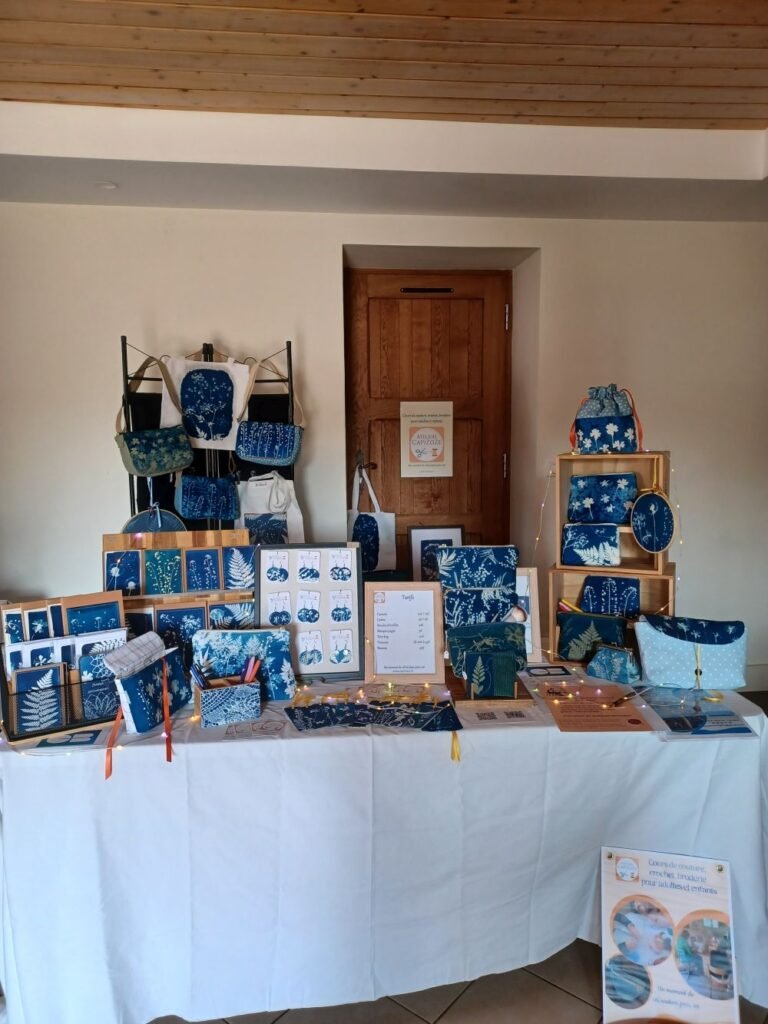 stand cyanotype Pérouges