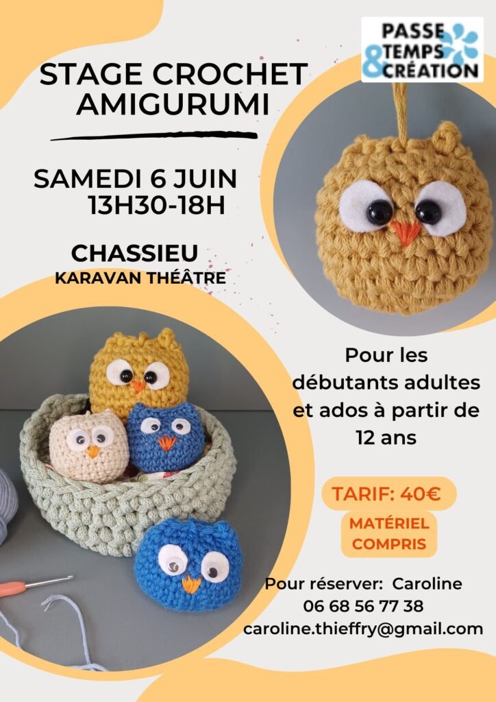 affiche amigurumi