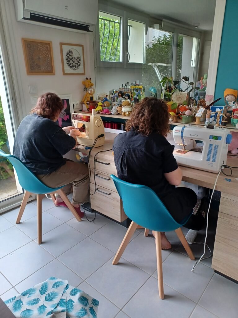 cours de couture duo deux soeurs