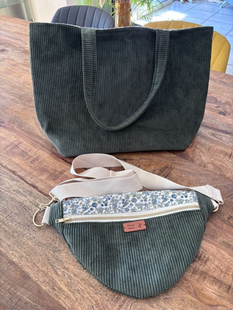 ensemble sac banane couture